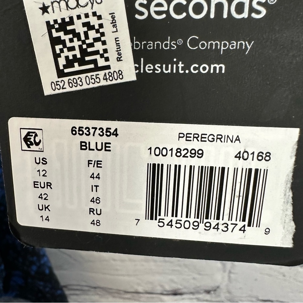 Miraclesuit Peregrina One Piece Shaping Swimsuit Snakeskin Boa Blues 12 NWT - Picture 7 of 12